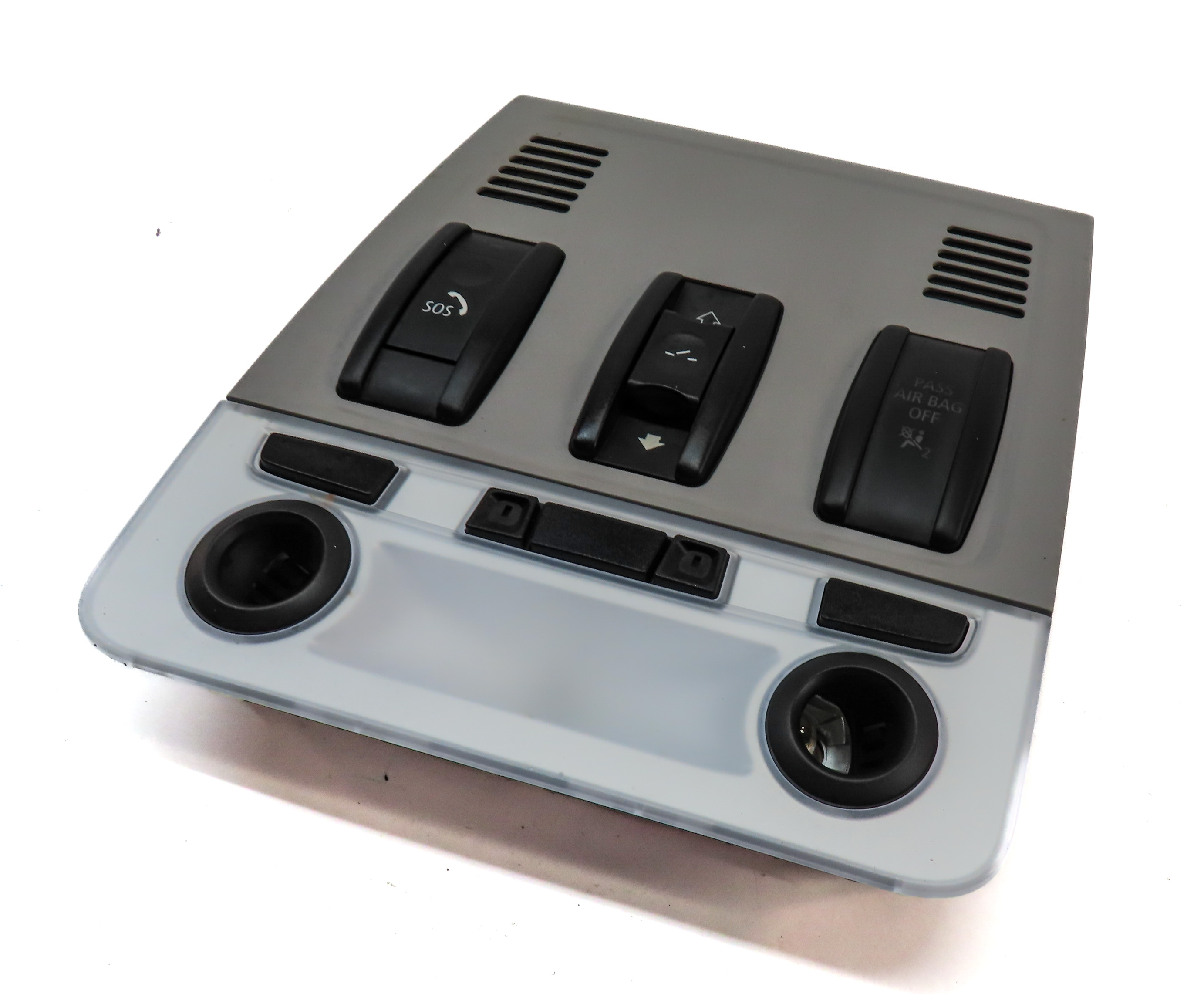 2013 BMW X1 (E84) FRONT INTERIOR DOME LIGHT LAMP w/ SUNROOF SWITCH (Gray) — exact item pictured